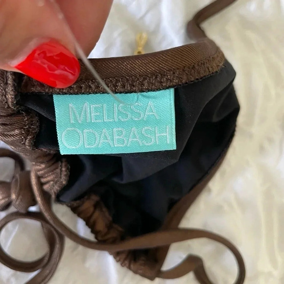 Melissa Odabash metallic Acapulco bronze bikini top - Picture 8 of 8